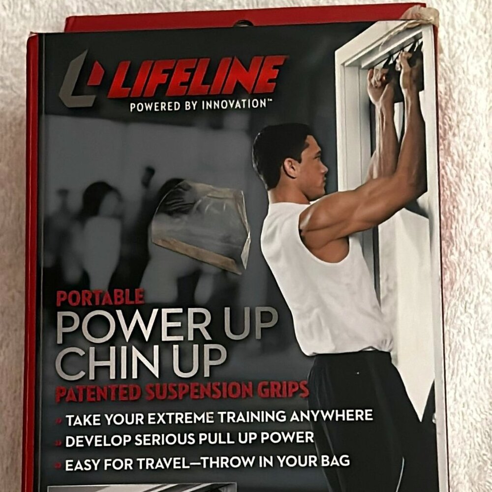 Lifeline Power Up Chin up (Bundle w/ Resistant Bands handles)
